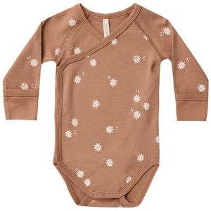Quincy Mae NB Side Snap Bodysuit in Sunburst NWT